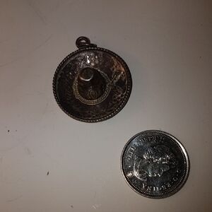 Vintage Silver Hat Pendant
